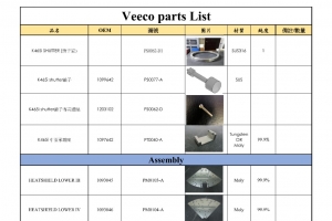 VEECO K465I PARTS LIST_02